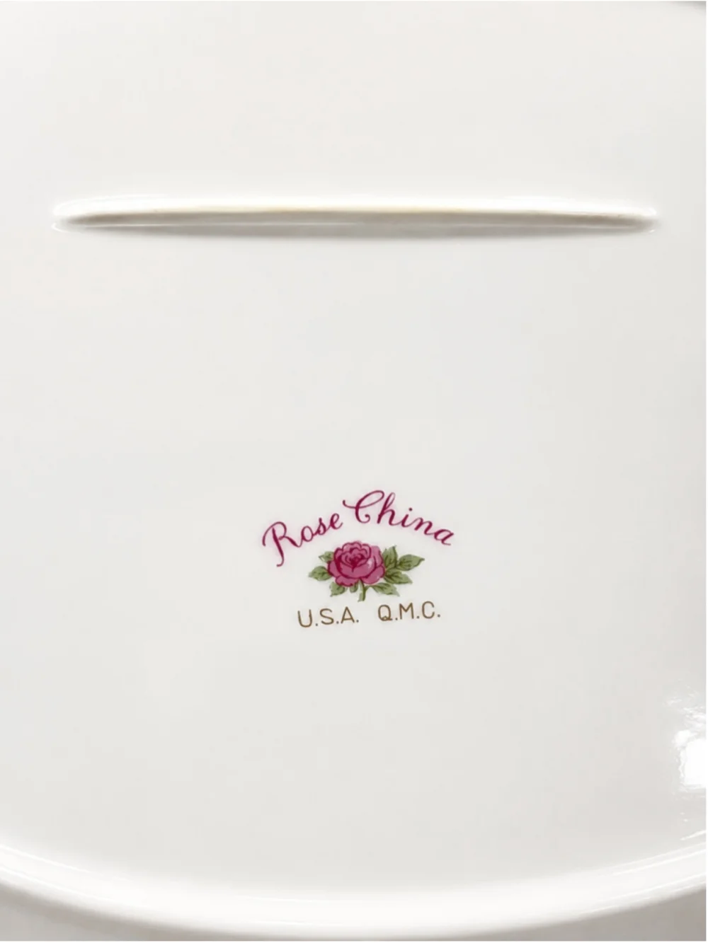 Vintage ROSE China “Annette” Oval Serving Platter – 14” Floral Gold Trim